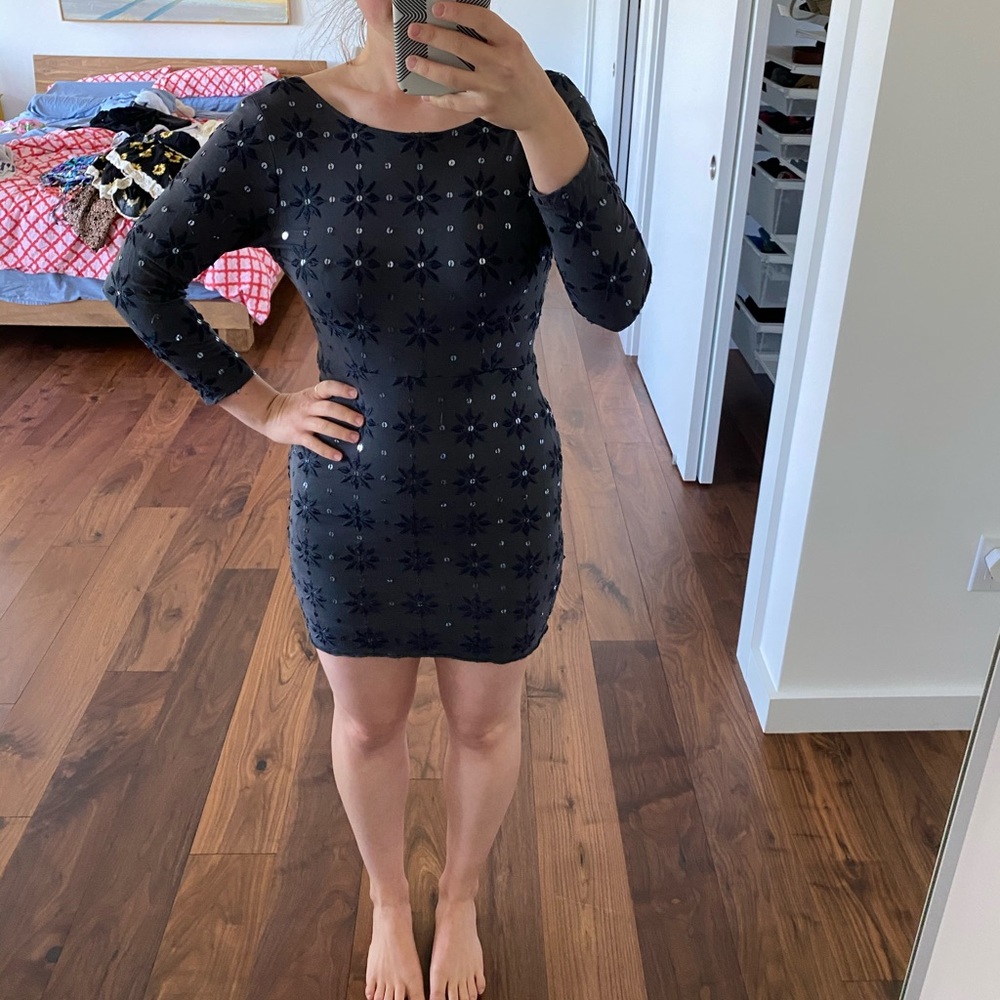 Free People Bodycon Dress with Sequins